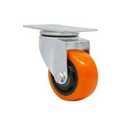 CASTER WHEEL ORANGE 3'' SWIVEL